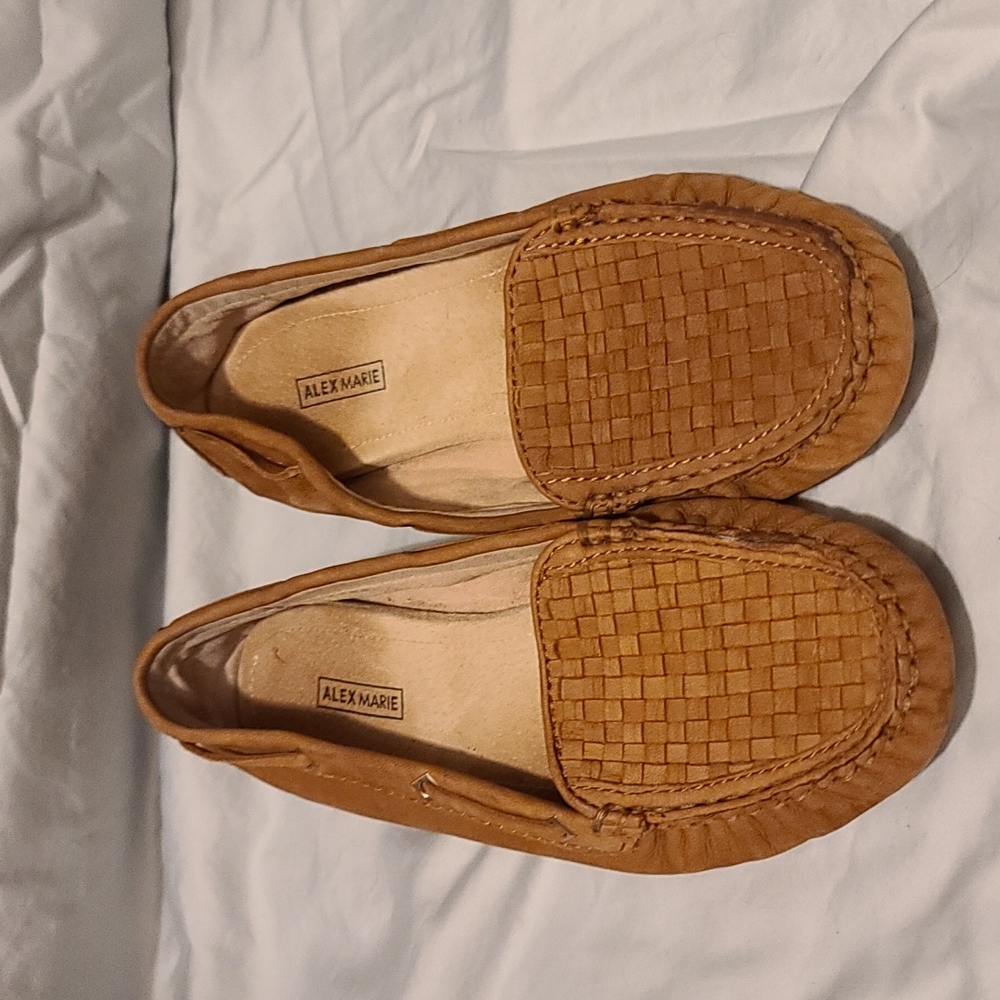 Alex Marie Suede Driver Loafers 6.5